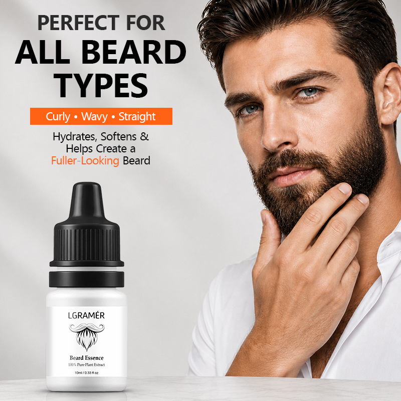 Hair Care Tonic - Men's Beard Growth Serum Nourish Facial