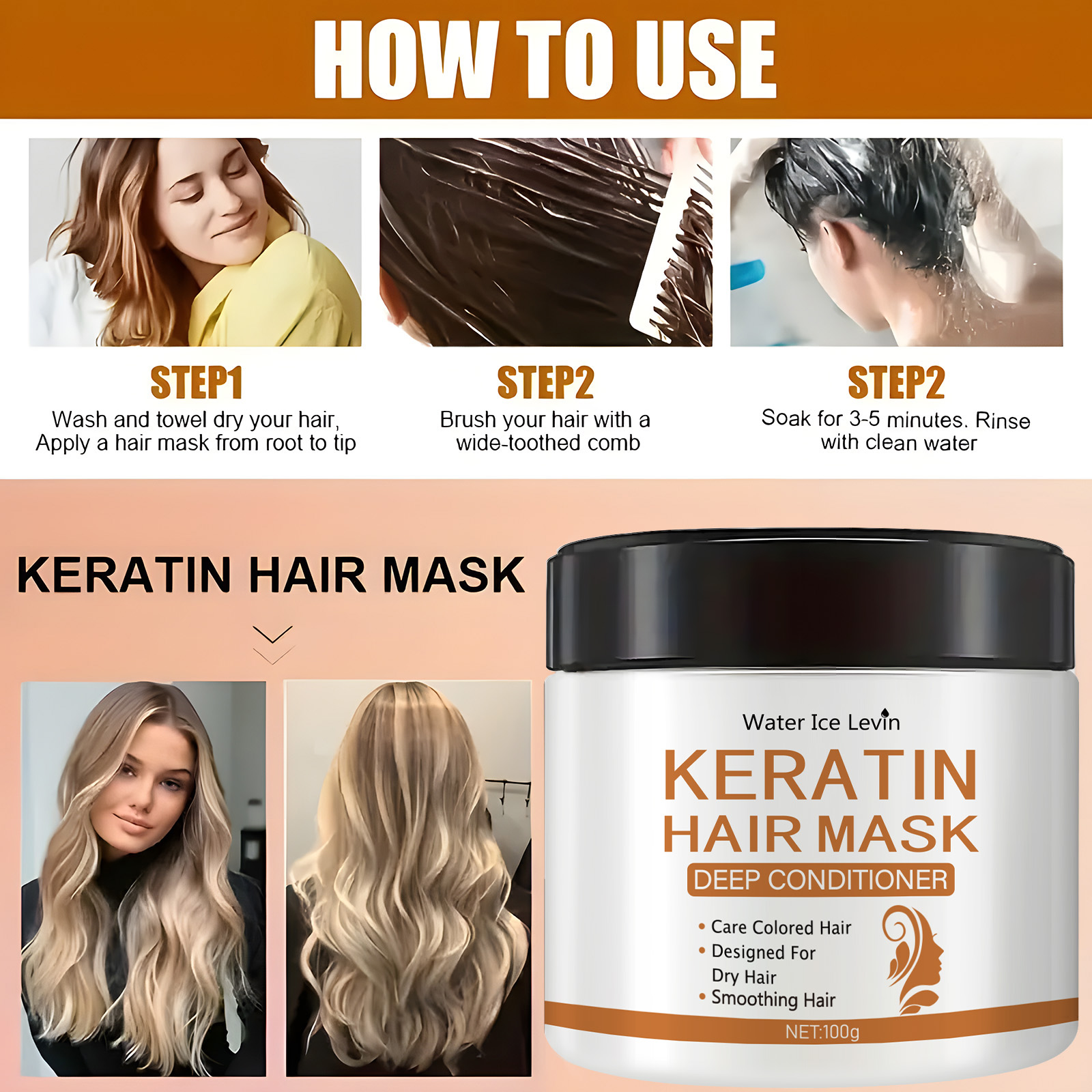 Keratin Hair Mask - Deep Condi - Deep Conditioner Mask recension och pris
