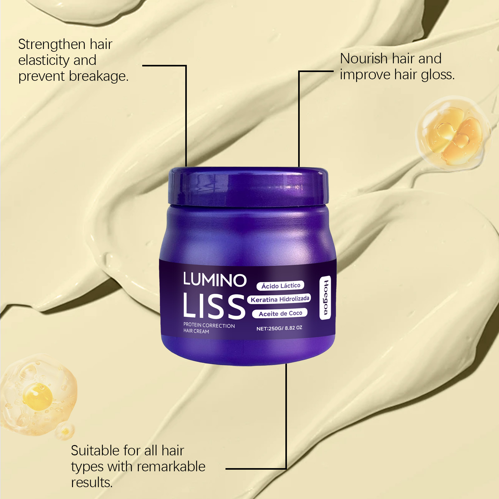 Protein Correction Hair Cream  - Deep Conditioner Mask recension och pris