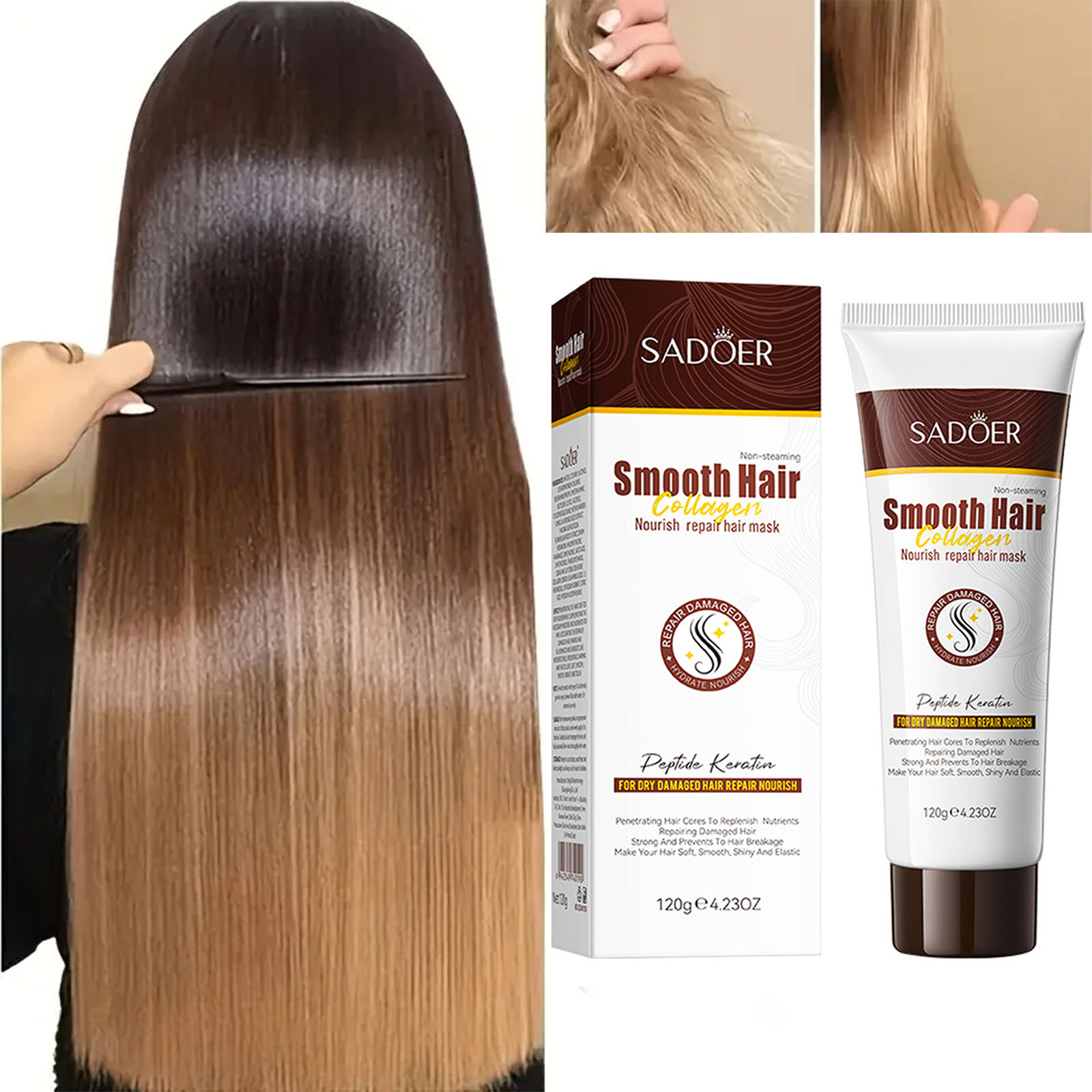 SADOER Collagen Hair Mask Prof - Deep Conditioner Mask recension och pris
