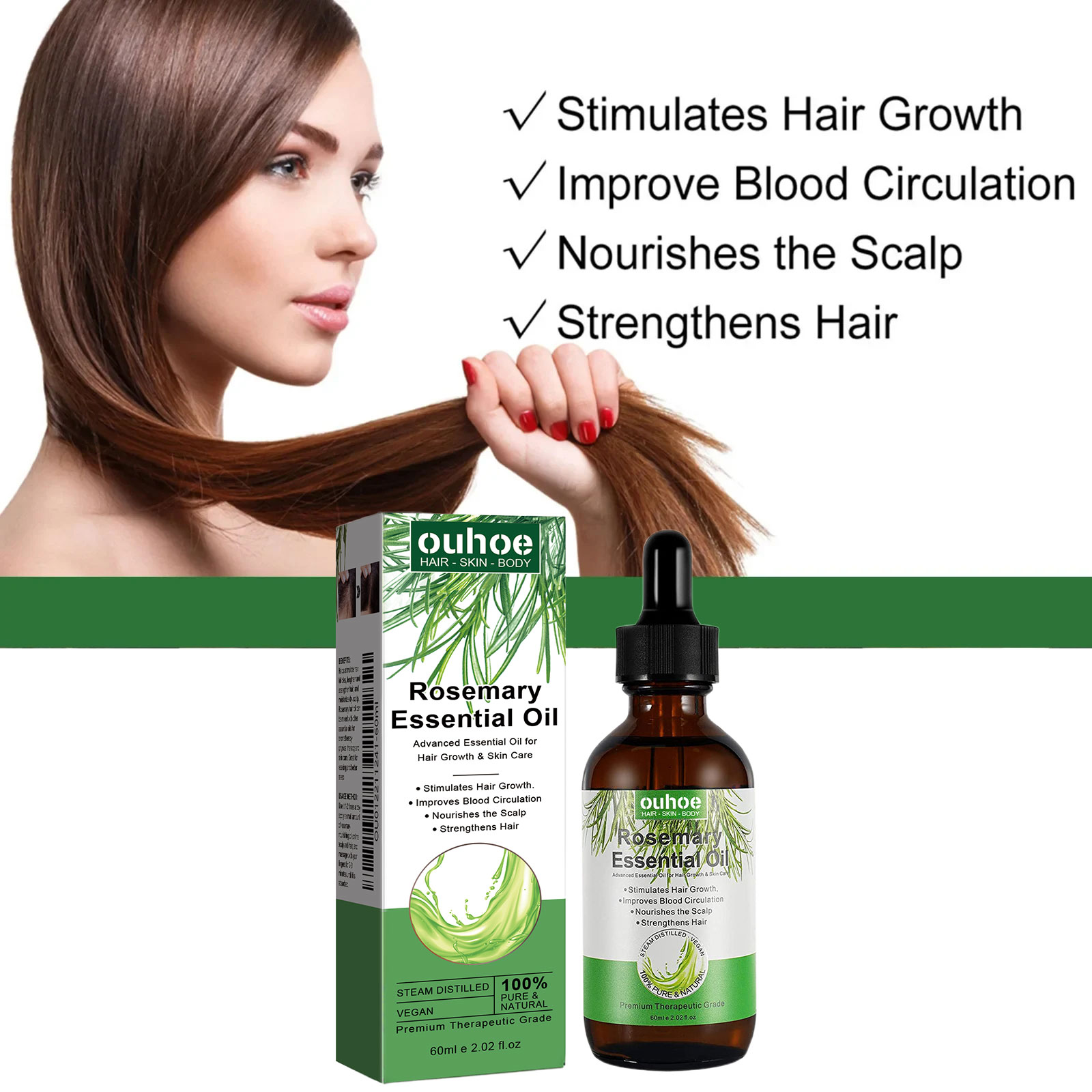 Rosemary Hair Growth Oil Anti- - Hair Care Ouai recension och pris