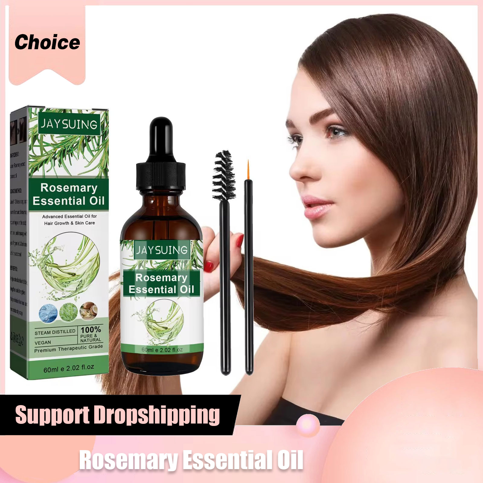 Rosemary Essential Oil For Hai - Hair Care Growth recension och pris