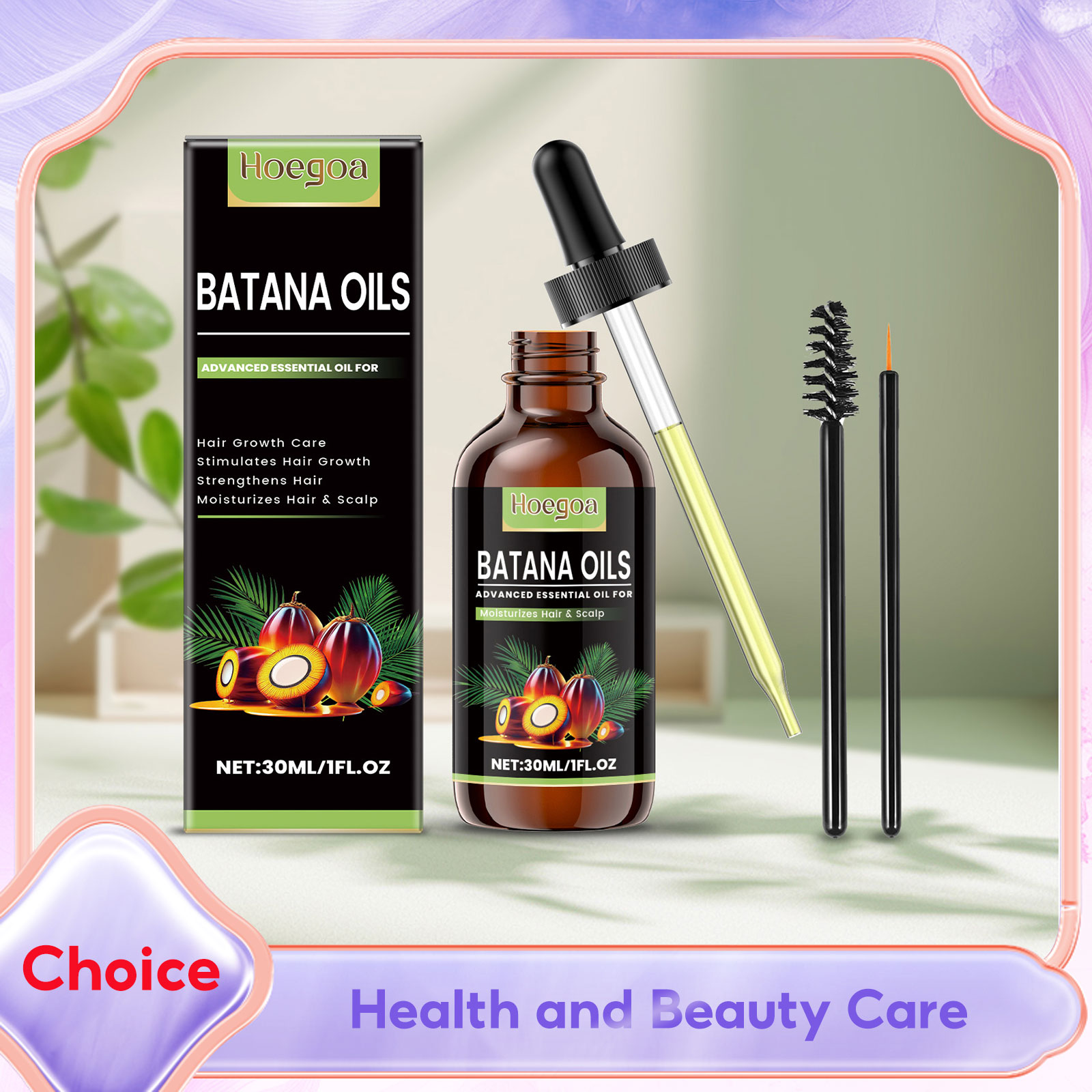 Batana Oil for Hair Growth Rev - Hair Care Nature recension och pris