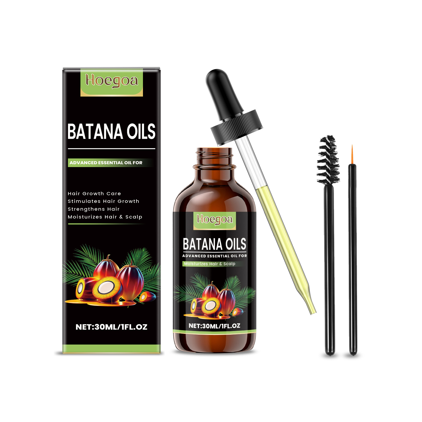Batana Oil for Hair Growth Rev - Hair Care Nature recension och pris