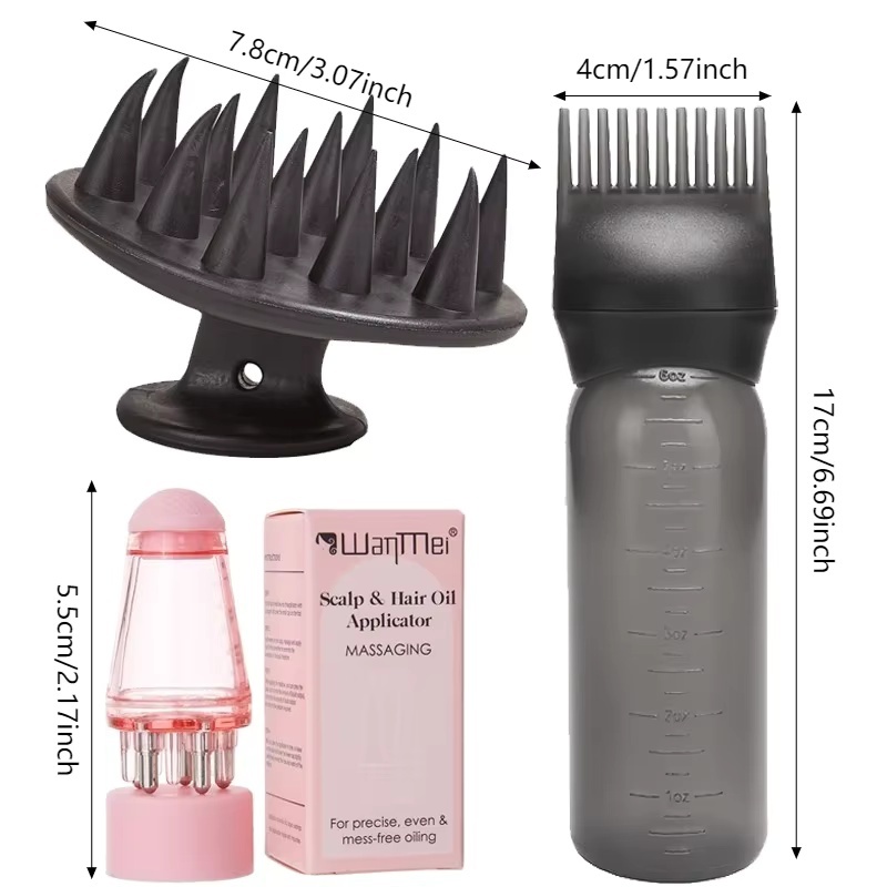 3Pcs Scalp Hair Oil Applicator - Hair Care Tonic recension och pris