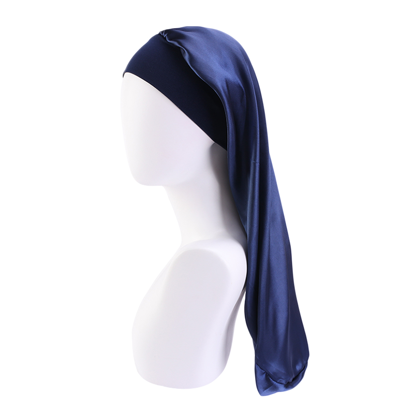 New Long Satin Bonnet Sleep Ca - Hair Care Nature recension och pris
