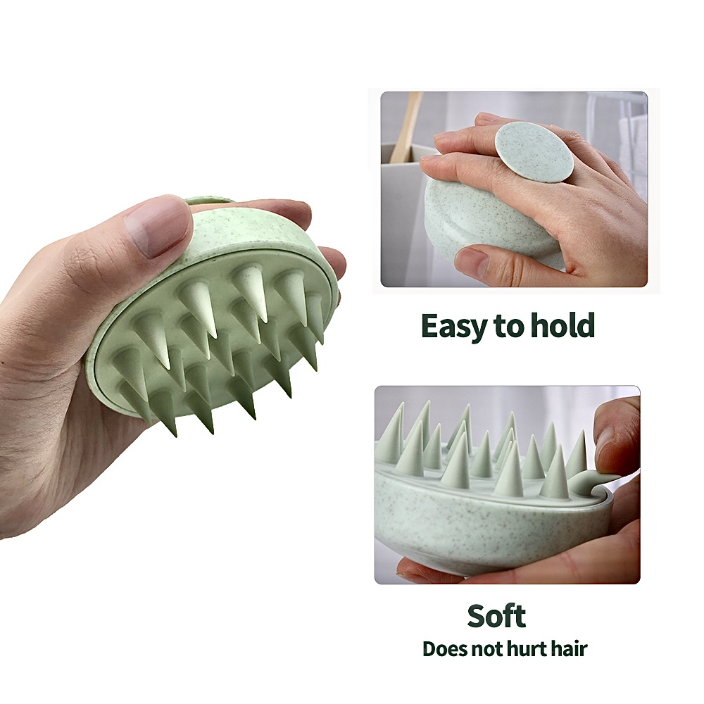 Wheat Straw Silicone Head Wash - Hair Care Tonic recension och pris