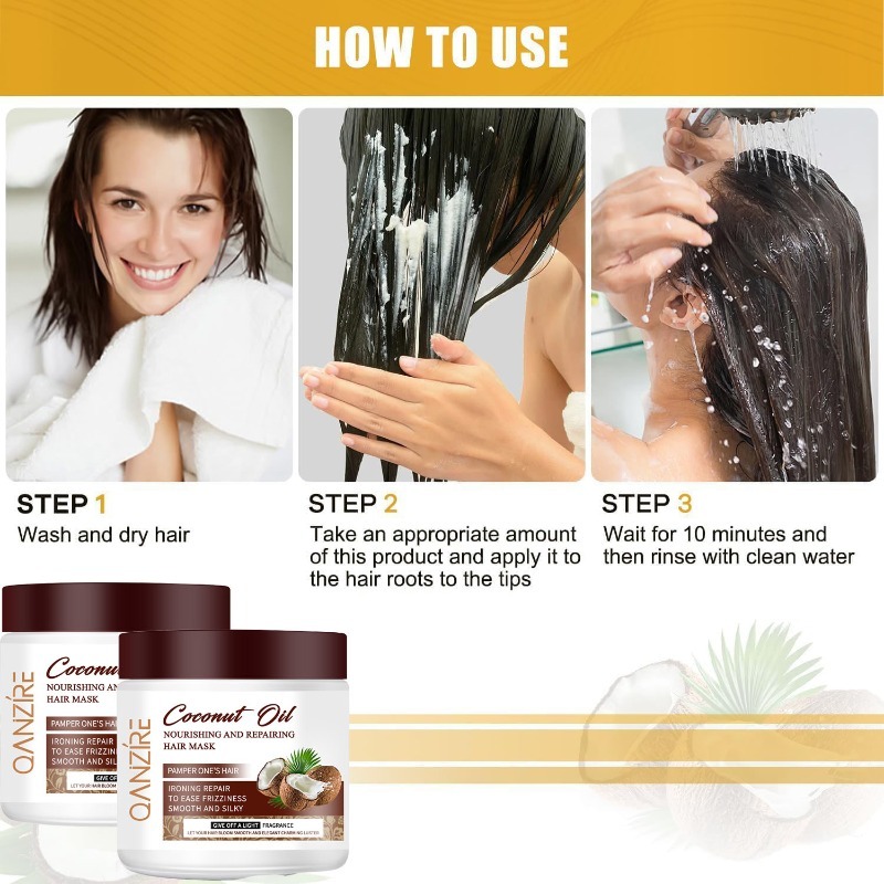 Coconut Oil Hair Mask Treatmen - Deep Conditioner Mask recension och pris