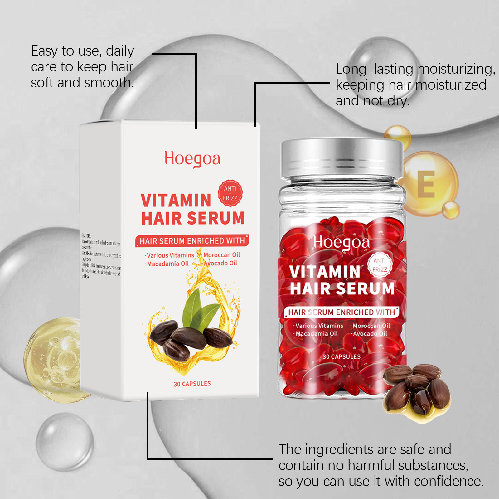 Vitamin Hair Care Serum Capsul - Hair Care Growth recension och pris